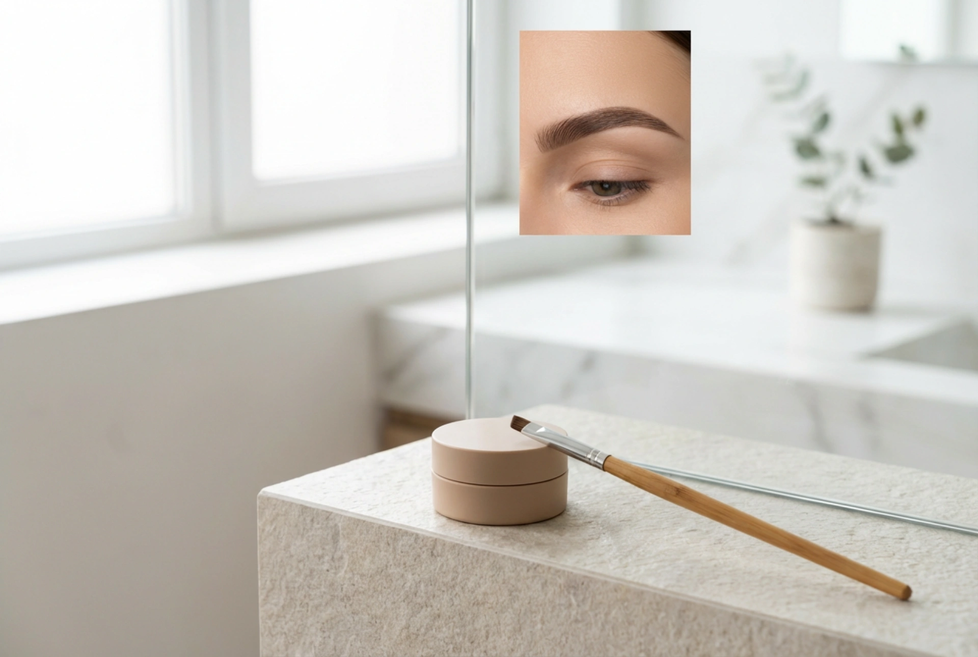 Коректор за вежди: прикриване на празнини и чисто завършване на арката