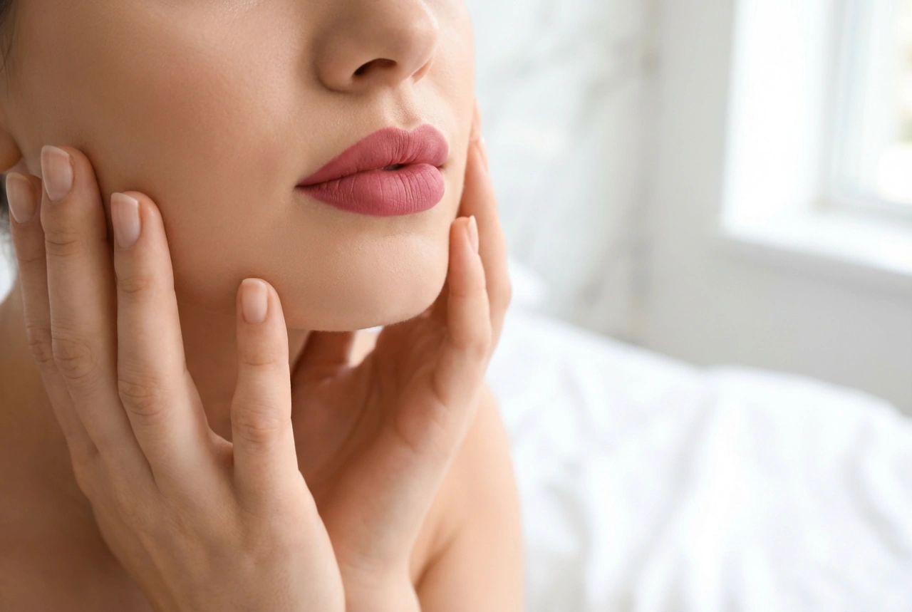 Грим за устни без тайни: контур, запълване и фиксиране