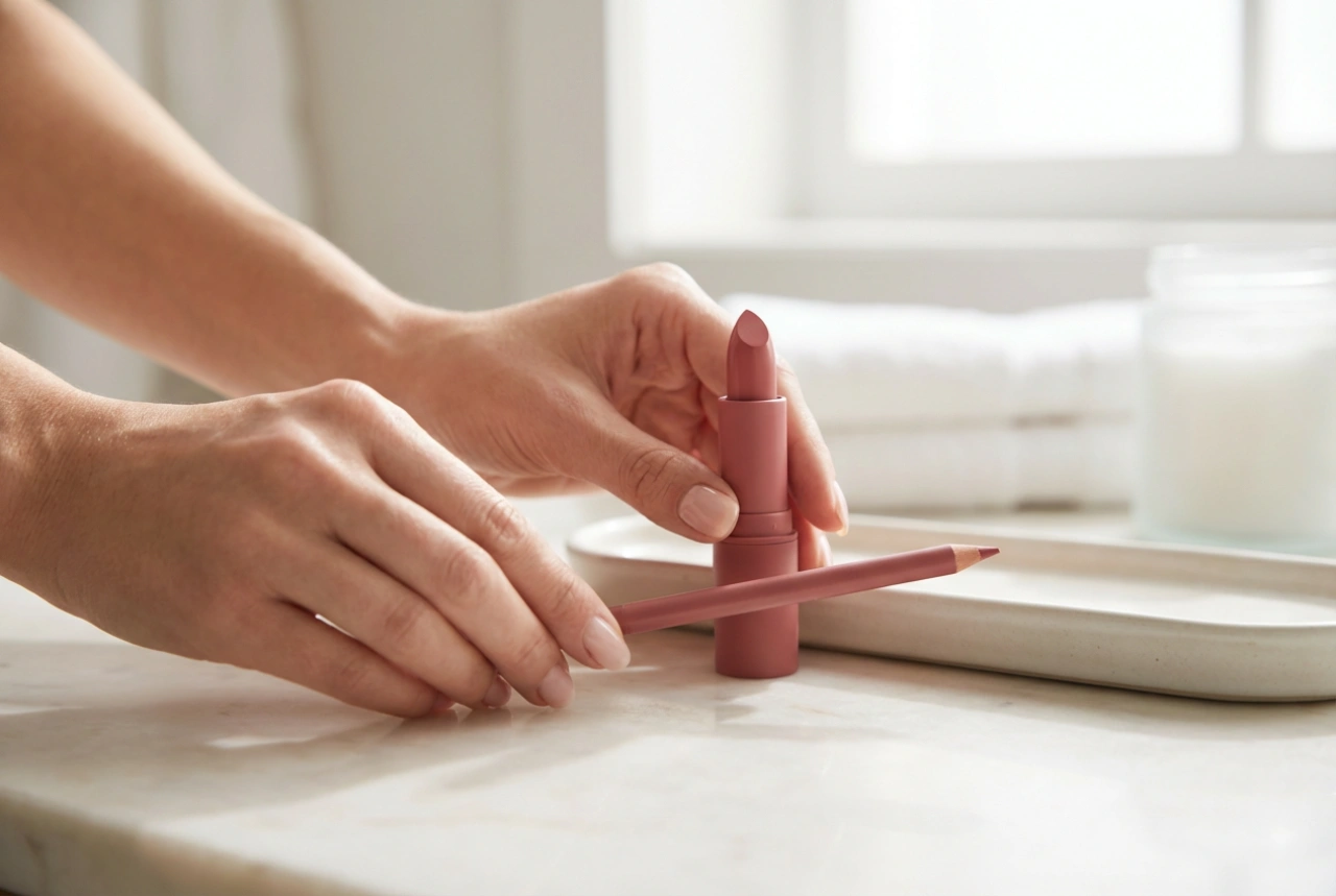 Червило с молив за устни: идеалният дует за по-плътни и трайни устни
