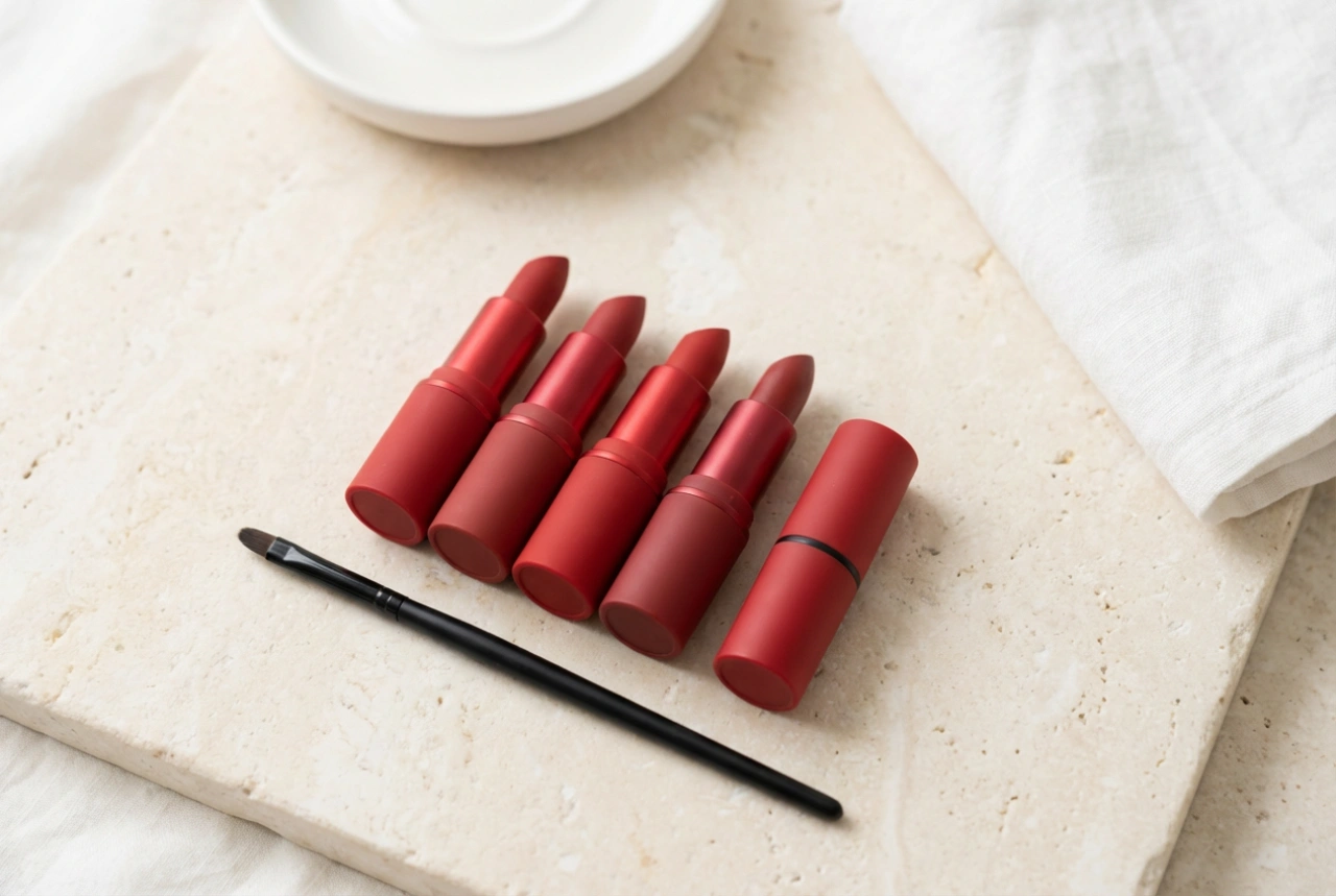 Червено червило за деня и вечерта: как да го нанасяме