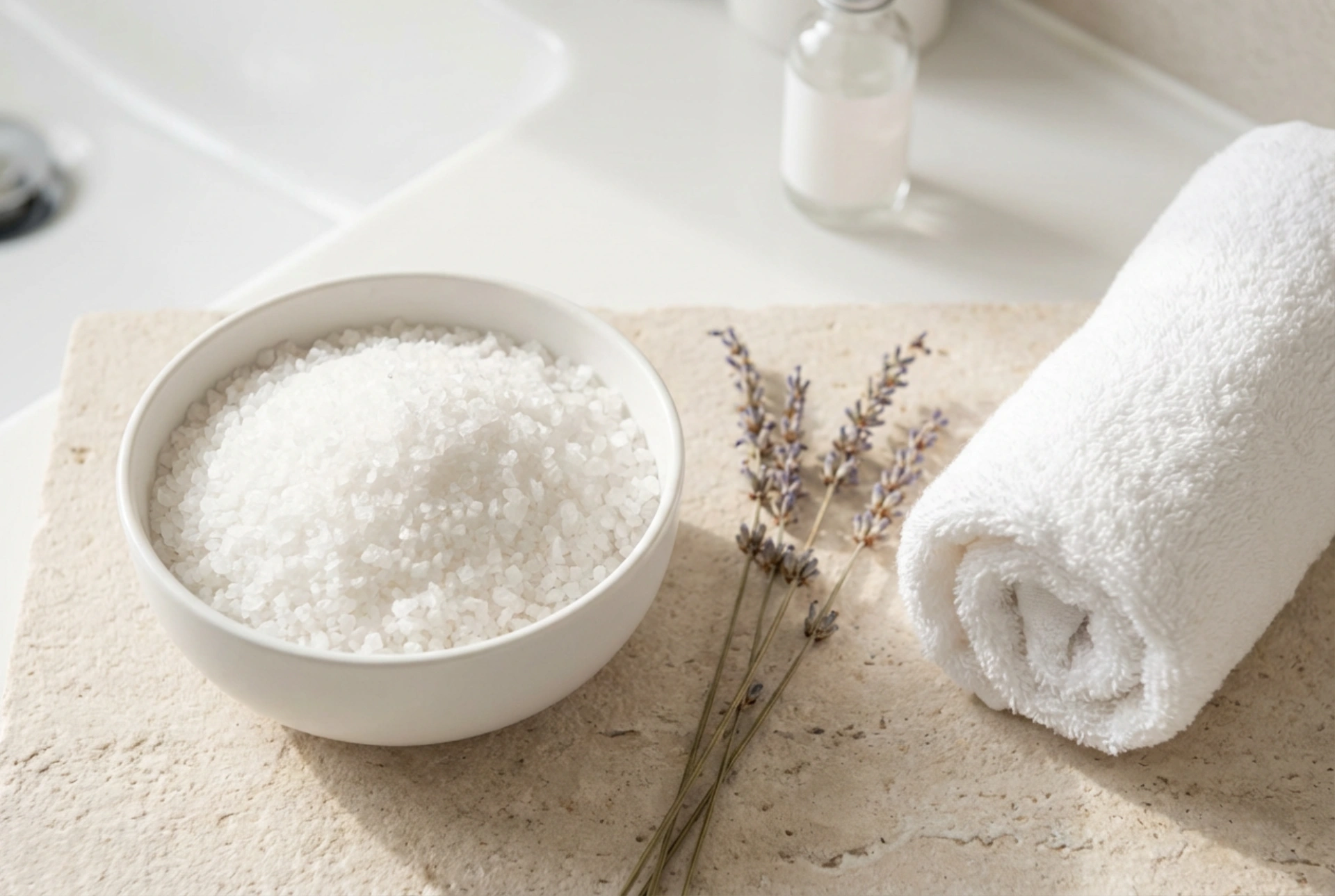 Английска сол за вана в домашното СПА: как да я използваме и с какво да я комбинираме