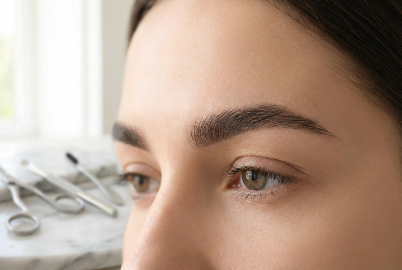 Черна къна за вежди: как да постигнем дълбок нюанс и мек ефект