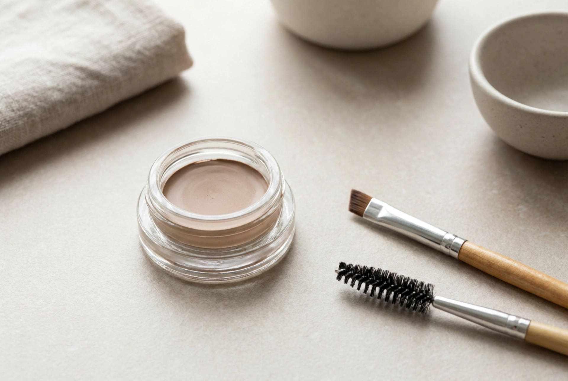 Помади за вежди: избор на консистенция, четка и техника на нанасяне